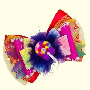 POP IT HAIR BOWS CLIP for Girls and Toddler  Handmade Cute Gift Accessory NEW